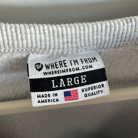 Where I'm From Cleveland Sweatshirt in Grey - Picture 5 of 7